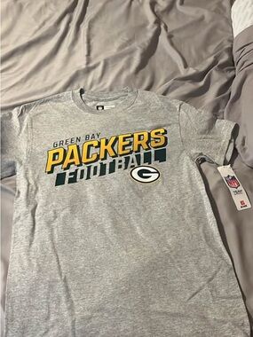 NFL Gray Team Apparel T‑Shirt with Official NFL Tag